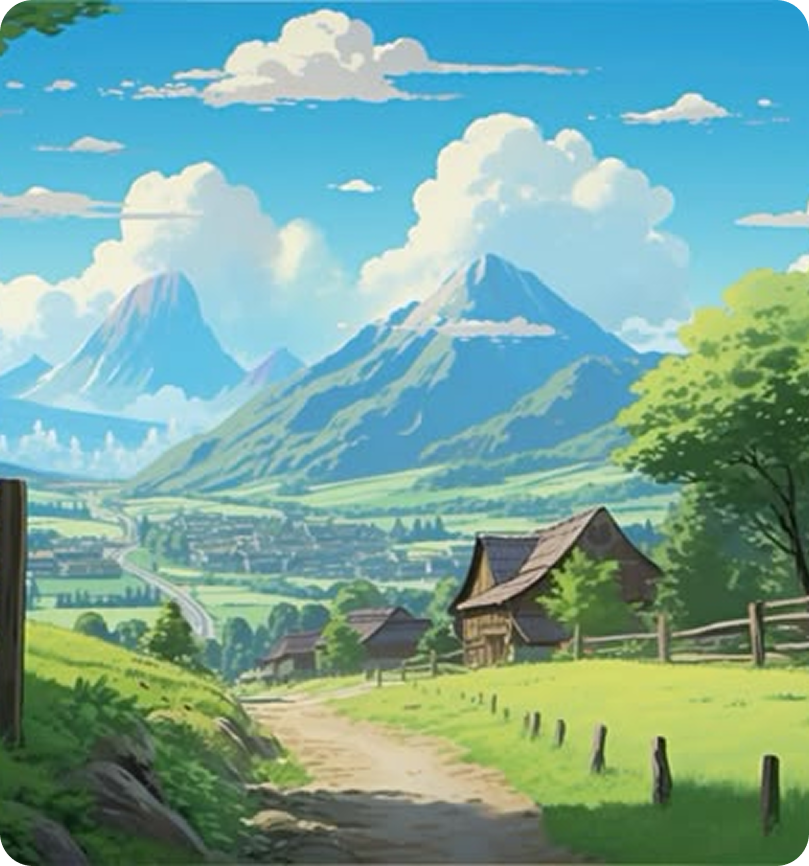 Countryside landscape